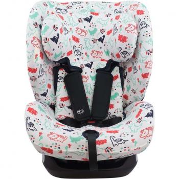 Funda Transpirable Jyoko para silla de coche Kinderkraft Myway - Protección Duradera, compatible con Kinderkraft Myway Jyoko Dino Party