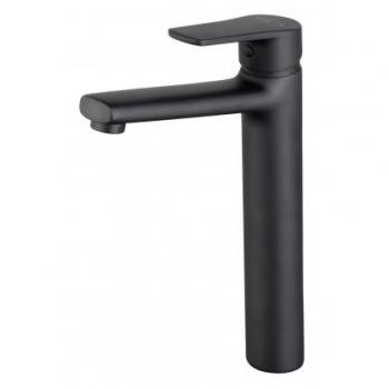 Grifo de lavabo alto negro Essebano Full