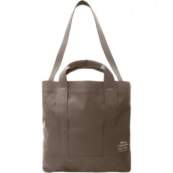 Bolso Shopper Bonded Marrón Ecoalf - Elegante bolso de mujer con doble asa y cierre de cremallera