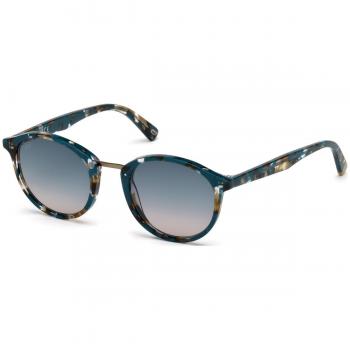 Gafas de Sol Web Eyewear Unisex WE0236 55W, 48 Monturas, Color Marrón (Avana ColorataBLU Grad), Talla 48.0
