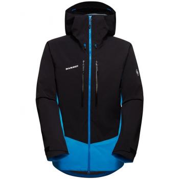 Chaqueta Hardshell con Capucha Mammut Taiss Pro Impermeable para Hombre Negra