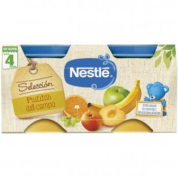 Nestlé Naturnes - Alimento Infantil Puré de Frutas - Paquete de 2 x 200 g - Total: 400 g