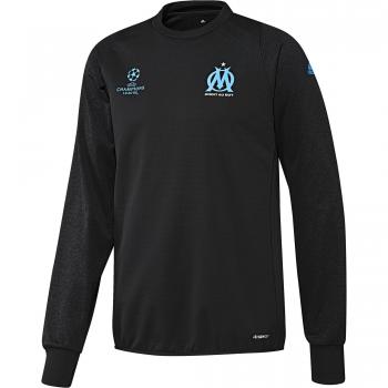 adidas Olympique de Marsella EU TRG Top - Sudadera para hombre, color negro, talla 2XL