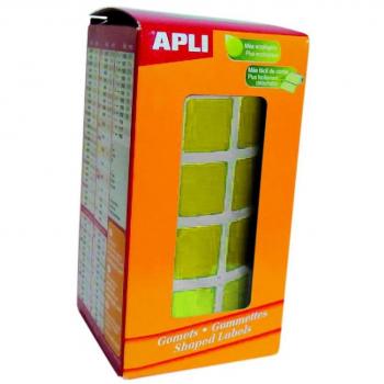 GOMETS CUADRADO ROLLO 15X15 AMARILLO