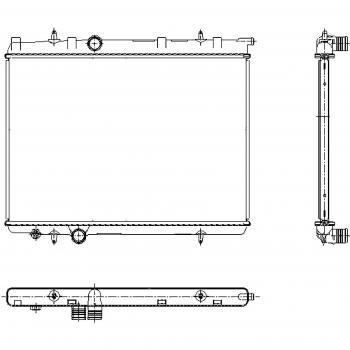 Hella  8MK 376 771-501 radiador