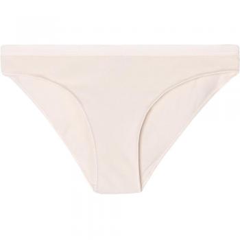 Braguitas de algodón orgánico para mujer color marfil tamaño S