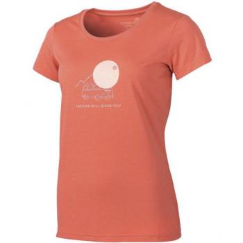 Camiseta Ternua Logna 3.0 manga corta rosa coral mujer - L