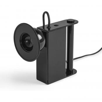 Lámpara de mesa LED Stilnovo Minibox, negra