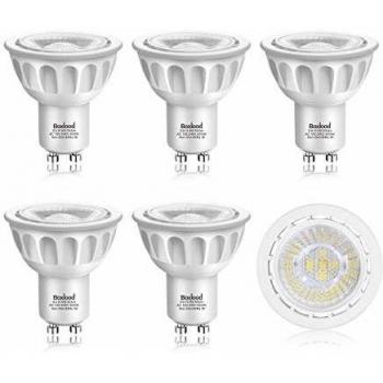 Boxlood Bombilla LED GU10, 5W Equivalente a 50 W, 4000K Blanco Neutro, 100-240V, 36°Ángulo de haz, Proyector empotrable de 2 pines