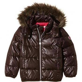 ESPRIT mit abknöpfbarer Kapuze-Chaqueta Niños    Braun