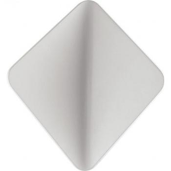 Aplique LED integrado Kite Aluminium blanco 2 ampoules 540lm 4000K 19,7x17,5x8cm