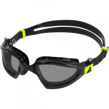 Aquasphere - Gafas de Natación Kayenne Pro Fotocromática con diseño negro y amarillo, lentes transparentes y negro claro