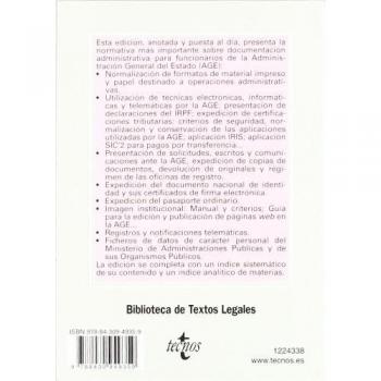 Normativa sobre documentos administrativos: Para funcionarios de la Administración del Estado
