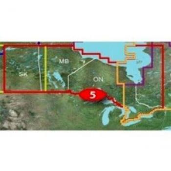 Garmin Topo Canada - Central - Mapas senderistas para GPS, cobertura geográfica Centro de Canadá