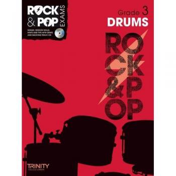 Batería Rock y Pop Grado 3 + CD (Trinity College London)