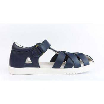 Sandalias de niños Bobux de piel en azul marino