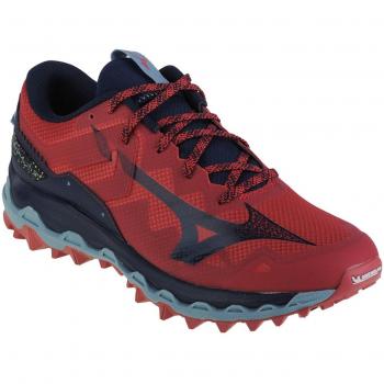 Mizuno Wave Mujin 9 Zapatillas para correr rojas para hombre, Zapatillas De Trail Running