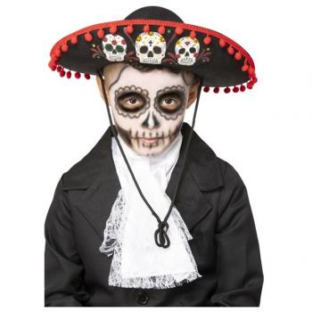 Sombrero de Señor Catrin Día de los Muertos para Niños