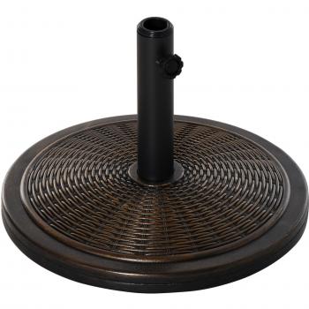 Base de Sombrilla Ajustable Outsunny Ø48x34cm