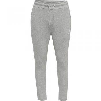 Hummel Lisam 2.0 Jogging Pants for Men, Grey Melange, Tapered Fit