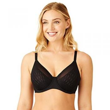 Wacoal Elevated Allure Full Coverage Underwire Bra - Black - Size 34G/F
