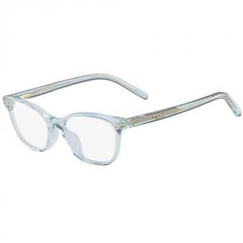 Chloé Original Prescription Glasses with 3-Year Warranty, Green Female, Size: 47 MM; Chloé Eyewear Frames for Juniors, Blue, Size: 47 MM Turquoise