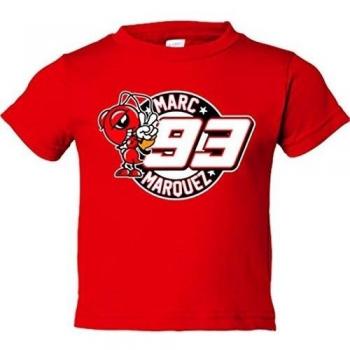 Camiseta niño Marc Marquez 93 - Rojo, 9-11 años