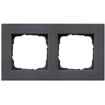 Gira E2 Anthracite Flat Double Frame 0212235