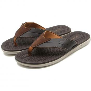 CARTAGO 11361 Beige Brown CARTAGO Chanclas para Hombre Hombre Marrón 39-40