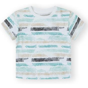 Camiseta de bebé niño estampada de manga corta 100% algodón