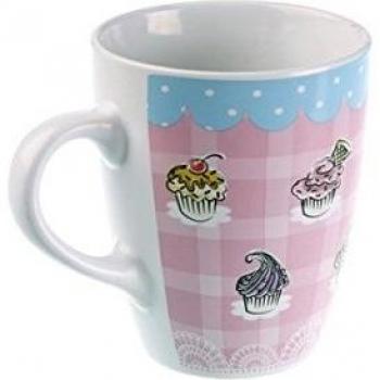 VERSA - Tazon Mug Porcelana Cupcakes Versa 35 Cl