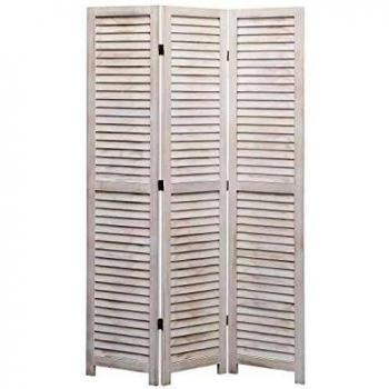 vidaXL Parrilla de 3 Paneles de 105 x 165 cm de Madera