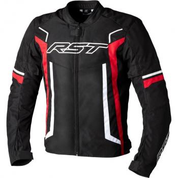RST Pilot Evo Chaqueta de Moto Textil Rojo Negro Blanco 3XL