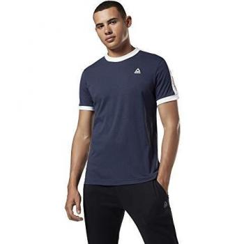 Reebok Te Bl SS Graphic tee Camiseta, Hombre, hernvy, L