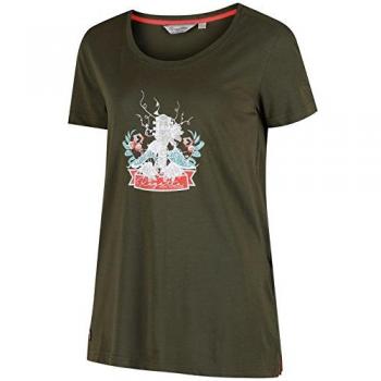 Regatta Mujer Filandra II Camisetas/Polos/Chaleco, Mujer, Color Ivy Green, tamaño Talla 14