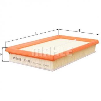 Filtro de aire KNECHT MAHLE ORIGINAL LX 4921