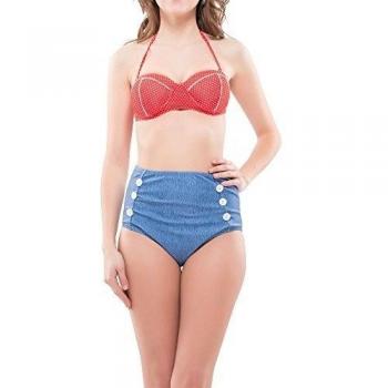 Intimax Bikini Joanie Rojo / Azul S/M