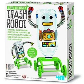 4M- Green Science Robot Reciclado, Multicolor