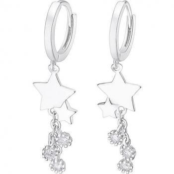 Pendientes Lotus Silver LP3212-4/1 Trendy de Plata con Circonitas y Motivo Estrella para Mujer