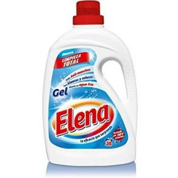 Detergente Líquido Elena 1,65 L - Elimina Manchas Difíciles - Ayuda para el Lavado de Ropa