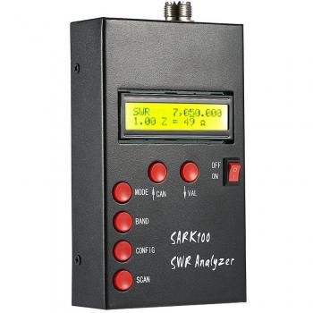 KKmoon Sark100 1-60Mhz Hf Ant Swr Analizador de Antenas Permanente Del Medidor  Probador Ondas para Radio Jamón Impedancia Aficionados Medición Capacitancia