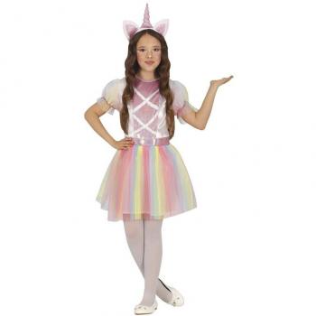 Disfraz de Unicornio Arcoíris para niña
