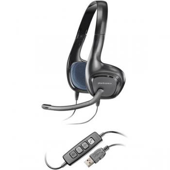 Auricular Plantronics Audio 628 con Micrófono USB y Anulación de Ruido