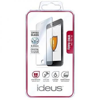 Ideus PPCRROBBY - Protector de pantalla 5.5 vidrio templado para Wiko Robby, transparente