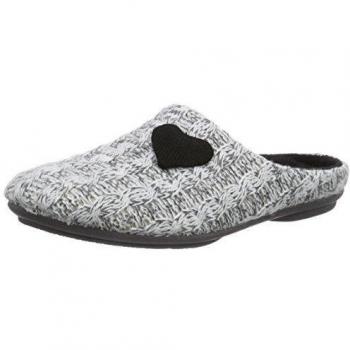 Florett Tinka - Zapatillas de estar por casa de lana para mujer, color blanco, talla 39