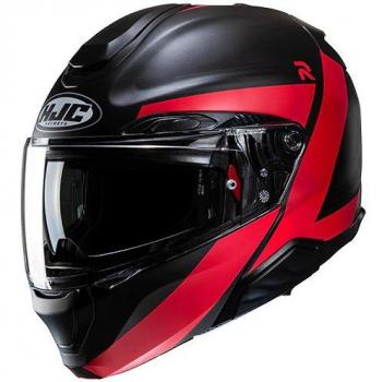 Casco Modular HJC RPHA 91 Abbes Negro Rojo Ligero Seguro Homologado XS 54-55