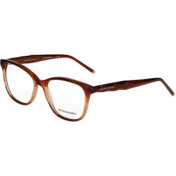 Scotch & Soda 3030 189 Armazones para Mujer Marrones, Lentes Recetados Para Mujer Marrónnes, Gafas Recetadas para Mujer Marrones