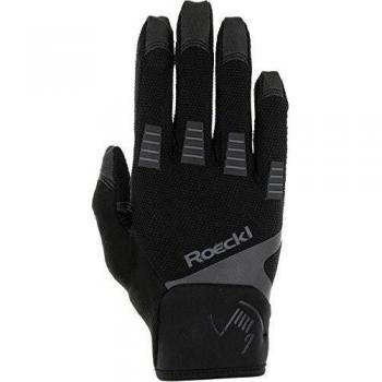 Roeckl Mangfall Men Bicycle Gloves Long Finger Long Black, tamaño:8