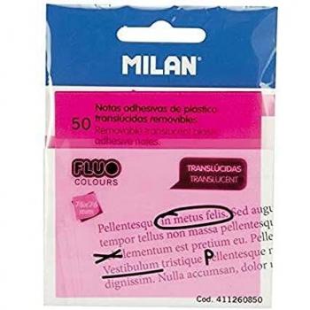 Milan 411260850 - Notas adhesivas removibles translúcidas