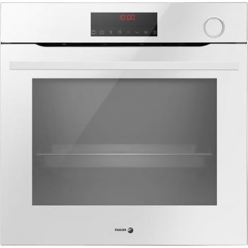 Horno Multifunción Fagor 8H-875TCB Cristal Blanco con Asistencia de Vapor Full Steam, Eficiencia A+, Puerta Abatible